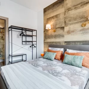 Camera da letto dell’appartamento Stylish Home Fabrizia a Roma