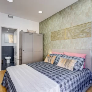 Camera da letto dell’appartamento Lovely Home Fabrizia a Roma