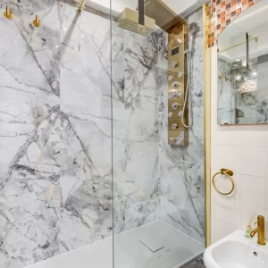 Bagno moderno dell’appartamento Stylish Home Fabrizia a Roma