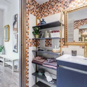 Bagno moderno dell’appartamento Stylish Home Fabrizia a Roma