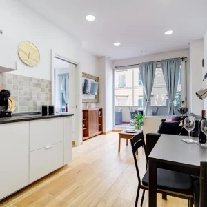 Soggiorno dell’appartamento Lovely Home Fabrizia a Roma, quartiere San Giovanni