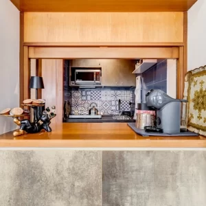 Angolo cottura dell’appartamento Stylish Home Fabrizia a Roma