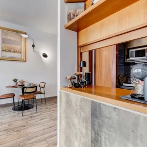 Angolo cottura dell’appartamento Stylish Home Fabrizia a Roma