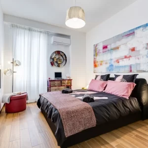 Camera da letto dell’appartamento Roma in Relax Two Rooms Fabrizia a Roma