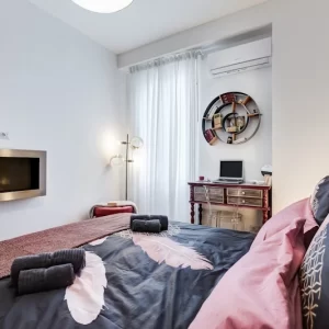 Camera da letto dell’appartamento Roma in Relax Two Rooms Fabrizia a Roma