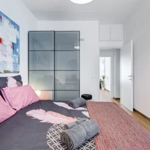Camera da letto dell’appartamento Roma in Relax Two Rooms Fabrizia a Roma