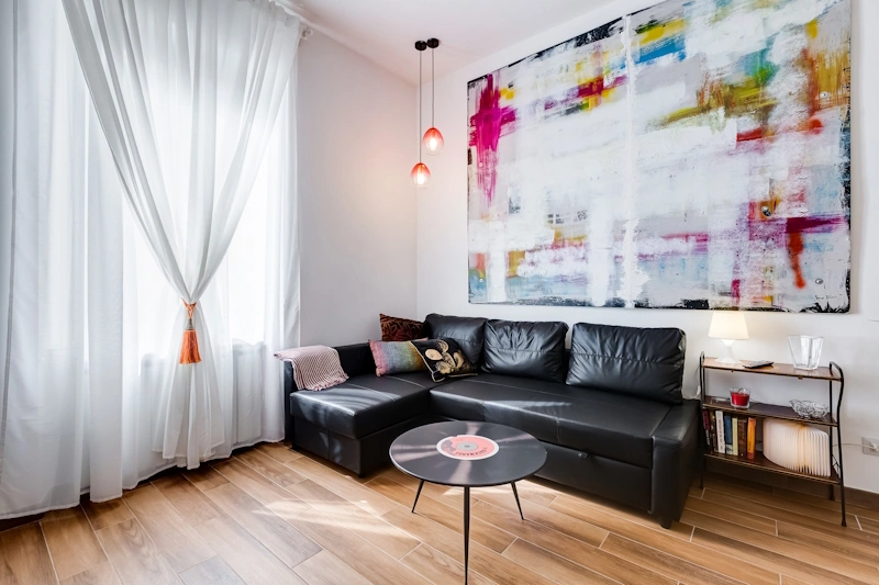 Soggiorno dell’appartamento Roma in Relax Two Rooms Fabrizia a Roma, quartiere San Giovanni