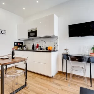 Angolo cottura dell’appartamento Lovely Loft Fabrizia a Roma