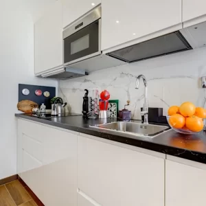 Angolo cottura dell’appartamento Lovely Loft Fabrizia a Roma