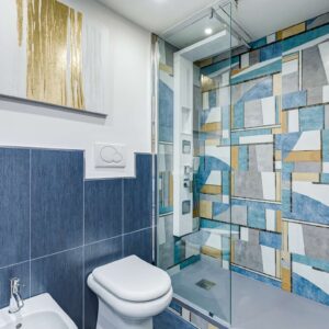 Bagno moderno dell’appartamento Lovely Home Fabrizia a Roma