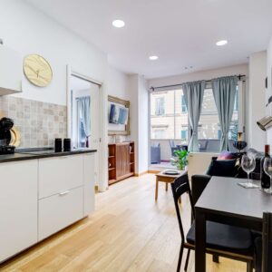 Soggiorno dell’appartamento Lovely Home Fabrizia a Roma, quartiere San Giovanni