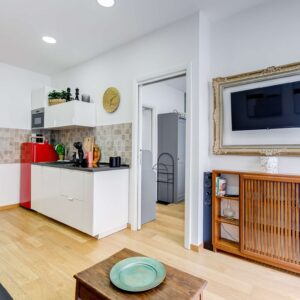 Soggiorno dell’appartamento Lovely Home Fabrizia a Roma, quartiere San Giovanni