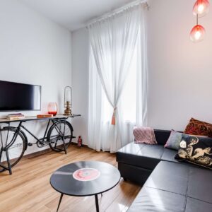 Soggiorno dell’appartamento Roma in Relax Two Rooms Fabrizia a Roma, quartiere San Giovanni